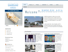 Tablet Screenshot of emblem-asia.com